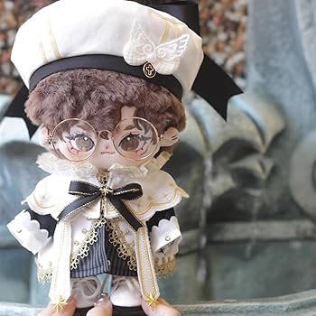 ZeeNuNewぬいぐるみ・服セット付き ぬいぐるみ服 着せ替え 20cm ぬい服 靴付き マフラー 5点-A5502